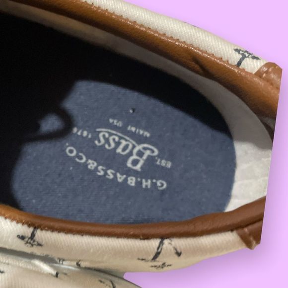 Bass navigate critter canvass shoes size 7M - Picture 5 of 7